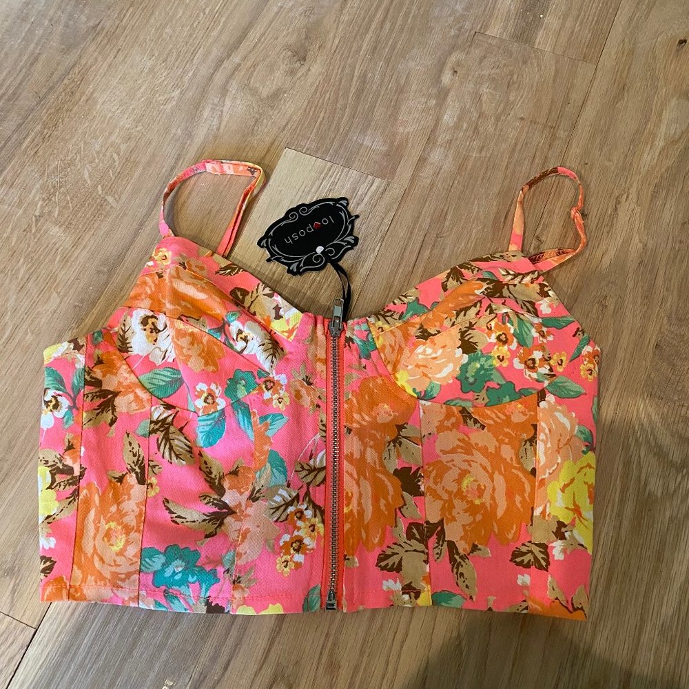 Flower Crop Top